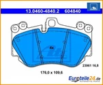 Brake Pad Set, Disc Ate 13.0460-4840.2. Fixed Price $240.77.