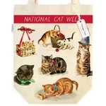 Cavallini & Co., "vintage Cats" Cotton Canvas Tote / Shopping Bag. Fixed Price $26.50.