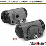 2x Drum Brake Wheel Cylinders For Amc Classic Matador Javelin Marlin Rebel Front. Fixed Price $29.98.