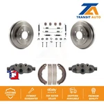 Rear Brake Drum Shoes Spring And Cylinders Kit For Mitsubishi Lancer K8n-100701. Fixed Price $105.28.