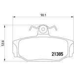 Hella Pagid 355017991 Disc Brake Pad Set For Select 88-00 Volvo Models. Fixed Price $41.99.