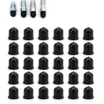 Utsauto 30pcs Brake Bleeder Screw Caps Grease Dust Cover Bleed 6mm, 8mm. Fixed Price $8.78.
