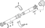 Genuine Nissan Drive Shaft 37000-6gp0c. Fixed Price $1226.04.