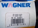 Drum Brake Wheel Cylinder Wagner F105167. Fixed Price $12.99.