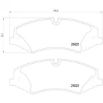 Hella Pagid 355015081 Disc Brake Pad Set For 10-12 Land Rover Range. Fixed Price $68.48.