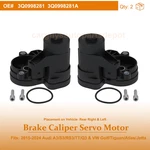 Fit 2015-2024 Vw Golf Audi A3 Rear Electric Parking Brake Motor Pair 3q0998281a. Fixed Price $75.76.