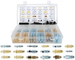Dsnaduo 90 Pcs 18 Types Brake Caliper & Multicolored Bleeder Screw, Zinc. Fixed Price $39.82.