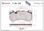 Brembo P 50 142 Brake Pad Set, Disc For Brabus, Mercedes-benz. Fixed Price $168.01.