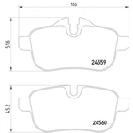 Hella Pagid 355014621 Disc Brake Pad Set For 09-16 Bmw Z4. Fixed Price $58.29.