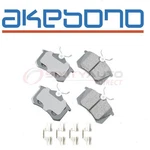 Akebono Euro Rear Disc Brake Pad Set For 2001-2005 Audi Allroad Quattro 2.7l Kc. Fixed Price $69.27.