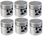 Pistons Flat Top Set/6 For 1941-1953 Chevy 216 6-cylinder Car+truck Std Bore. Fixed Price $424.50.