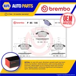 Brake Pads Set Fits Vw Beetle 5c Front 11 To 19 Brembo 1kd698151g 3c0698151a New. Fixed Price $62.70.