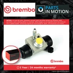 Wheel Cylinder Fits Skoda Roomster 5j Rear 06 To 15 Brake Brembo 1h0611053 New. Fixed Price $24.42.