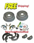 Rear Brake Drum Kit Shoes Pads Hardware Wheel Cylinders New 64-72 Gm A Body. Fixed Price $275.00.