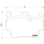 Hella Pagid 355014161 Disc Brake Pad Set For 06-12 Porsche 911 Boxster Cayman. Fixed Price $116.99.
