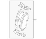 Genuine Ford Brake Pads Front Ae8z-2001-c. Fixed Price $94.66.