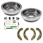 Rear Brake Drum Shoes & Hardware Kit For 92-95 Honda Civic Std Trans Crx Del Sol. Fixed Price $113.95.