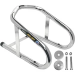 Pingel Chrome 6.5" Permanent Motorcycle Wheel Chock For Up To Wide. Fixed Price $69.95.