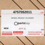 Genuine 2001-2005 Toyota Prius Wheel Brake Cylinder 4757052011. Fixed Price $45.00.