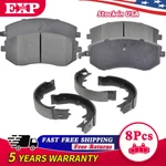Front Semi Brake Pads + Parking Shoes For 03-08 Subaru Forester Impreza. Fixed Price $48.44.