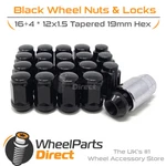 Nuts & Locks Black For Chevrolet Aveo 1.3/1.6 T300 11-15 On Aftermarket Wheels. Fixed Price $40.65.