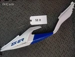 2024 Ninja Zx-6r Zx6r Abs Right Tail Cover Fairing White Blue 36041-0052-69w. Fixed Price $75.00.