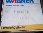 Drum Brake Wheel Cylinder Wagner P/n F101604. Fixed Price $12.99.