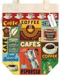 Cavallini & Co. Coffee Vintage Style Canvas Tote Bag. Fixed Price $16.95.