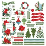 Photoplay Card Kit Stickers-christmas Garden. Fixed Price $8.63.