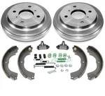 Brake Drums Shoes Springs Cylinders 6pc For Nissan Versa 1.6 With Abs 09-11. Fixed Price $138.00.