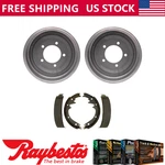 Rear Kit Brake Drums & Shoes For 1972-1973 Jeep Cj5 - Raybestos. Fixed Price $237.21.